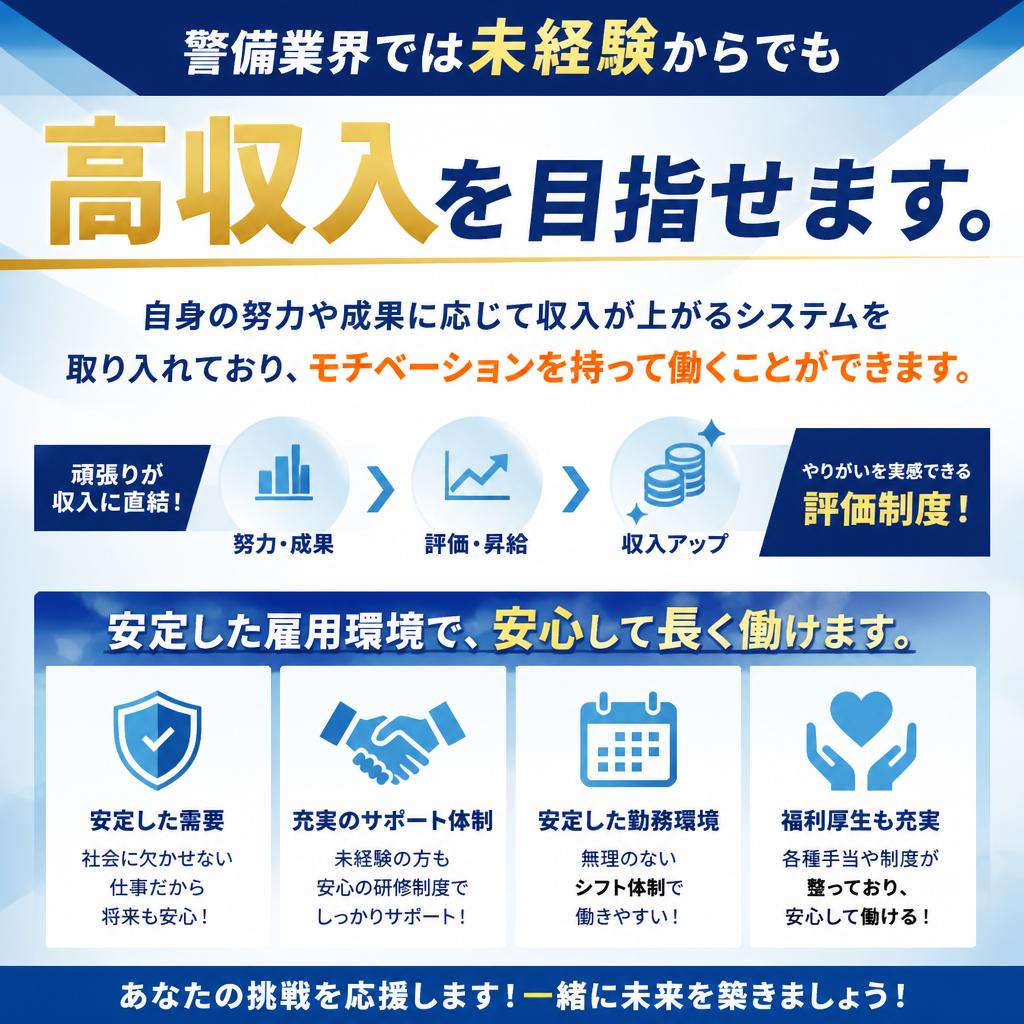 高収入・安定収入を実現！